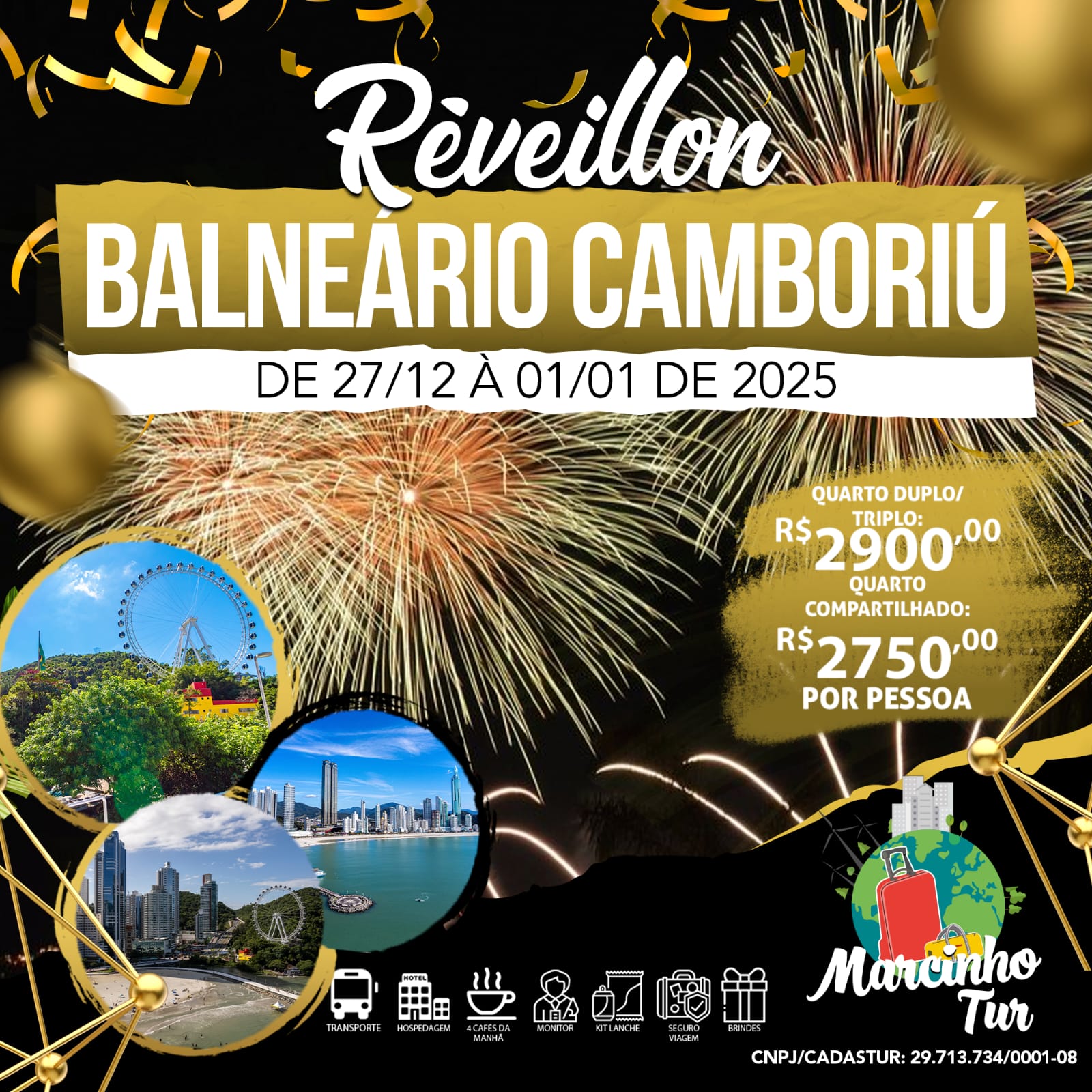 REVEILLON EM BALNEARIO CAMBURIU