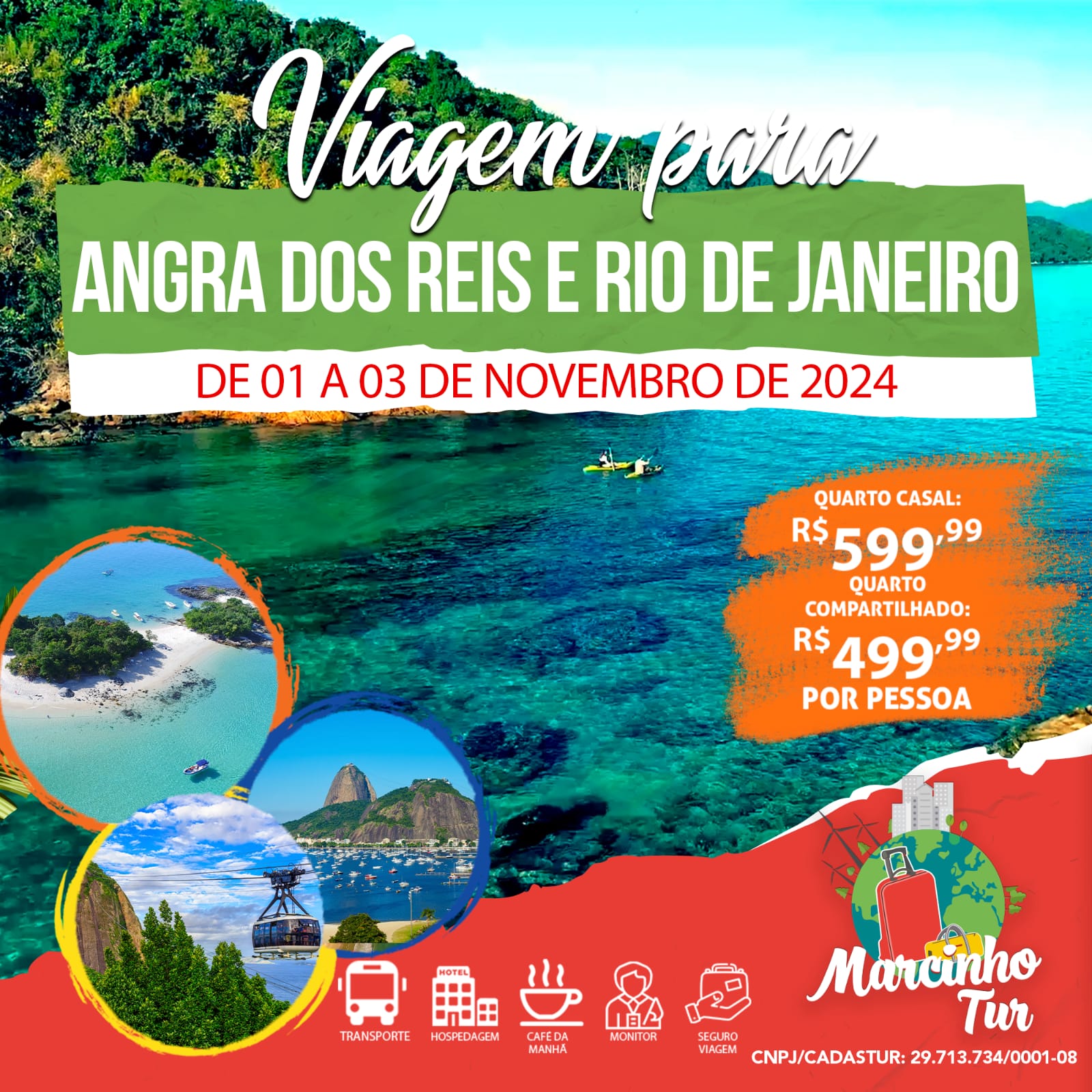 ANGRA DOS REIS + RIO DE JANEIRO