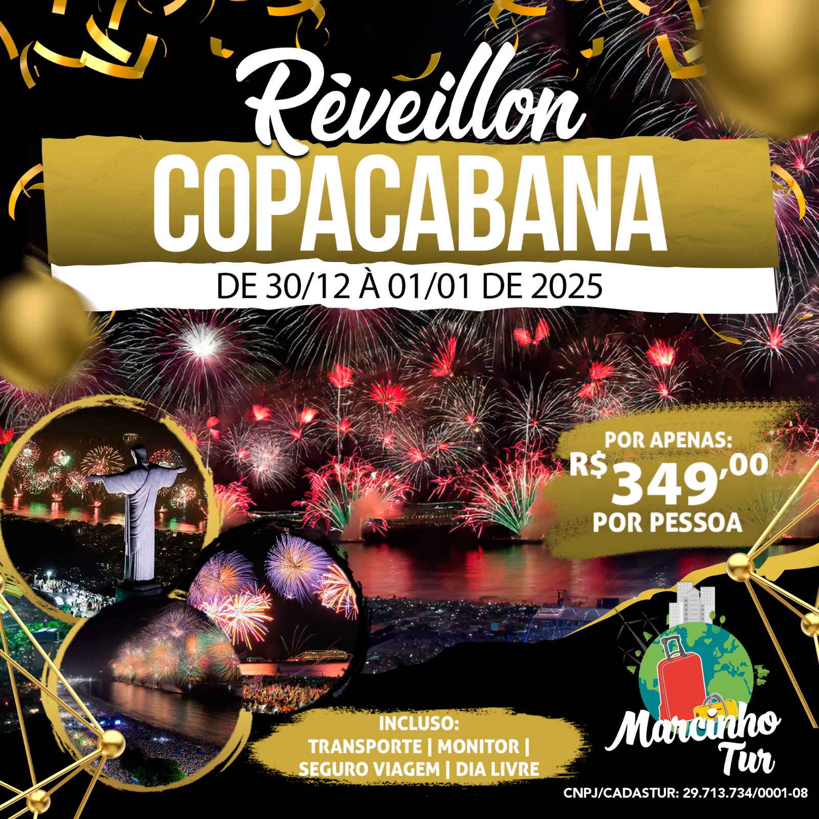 REVEILLON EM COPACABANA DAY USE