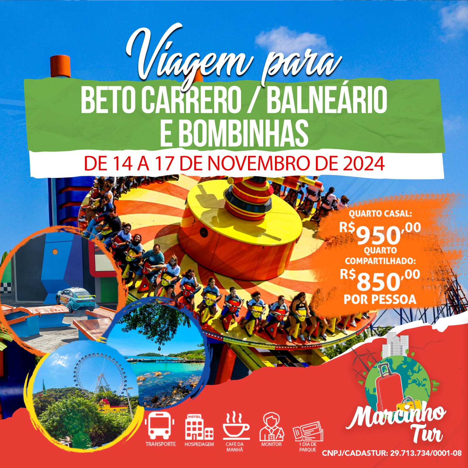 BETO CARRERO /BALNEARIO /BOMBINHAS